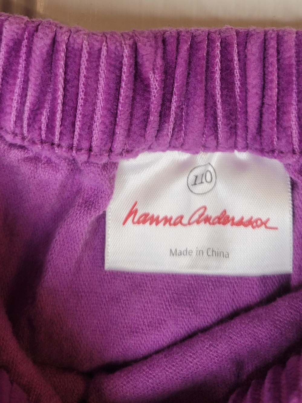 Hanna Andersson Bright Purple Tiered Corduroy Mini Skirt - Picture 7 of 7